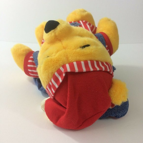 Fisher Price Disney Winnie the Pooh Plush 12" Pajama Fun Sleepover Backpack 1998 - Picture 9 of 11